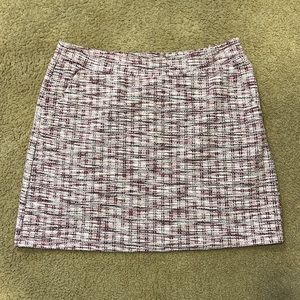 Loft Tweed Pull-on Skirt